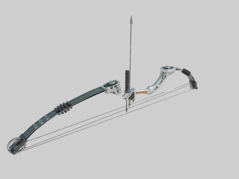 현대 무기 복합 활 3D 모델