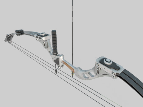 현대 무기 복합 활 3D 모델