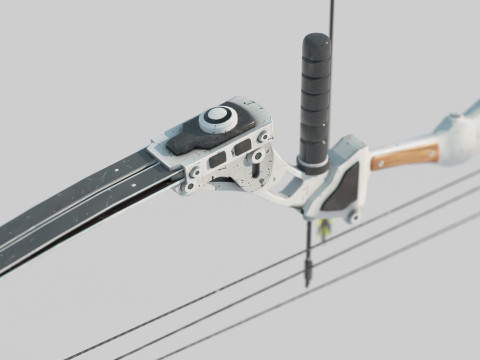 현대 무기 복합 활 3D 모델