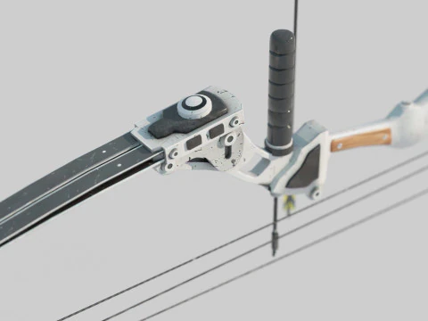 Modern Weapon Compound Bow 3D Model