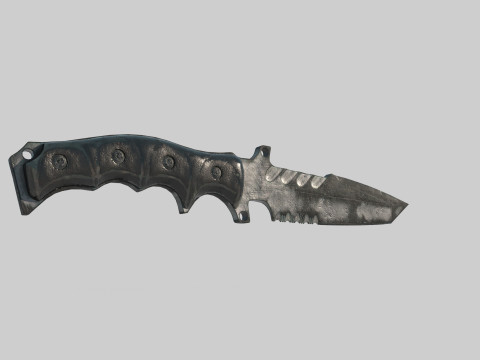 Modern Cold Weapon Dagger 3D Model