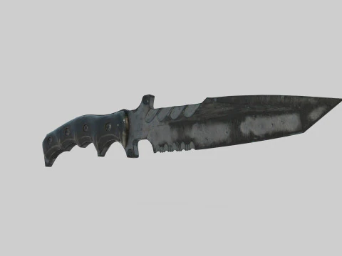 Modern Cold Weapon Dagger 3D Model