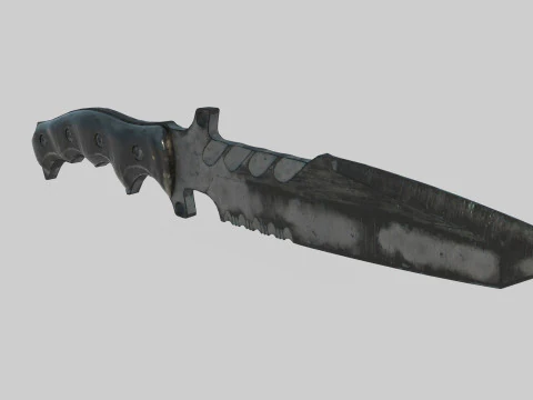 Modern Cold Weapon Dagger 3D Model