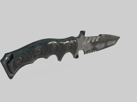 Modern Cold Weapon Dagger 3D Model