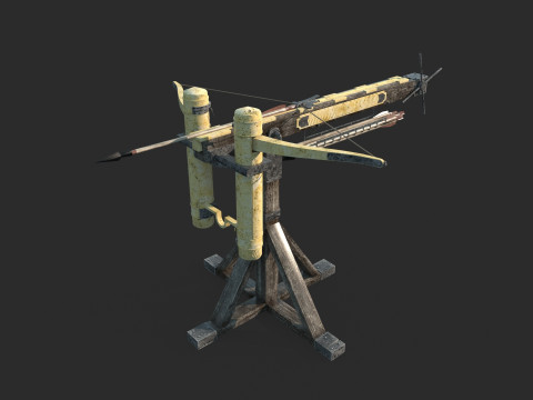 Стародавня зброя арбалети 3D Модель