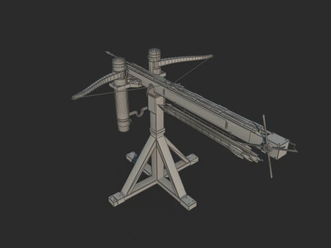 Ancient weapons crossbows 3D Model