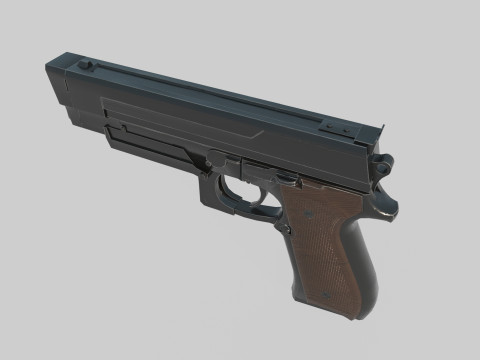 Modern weapon pistol 3D Model