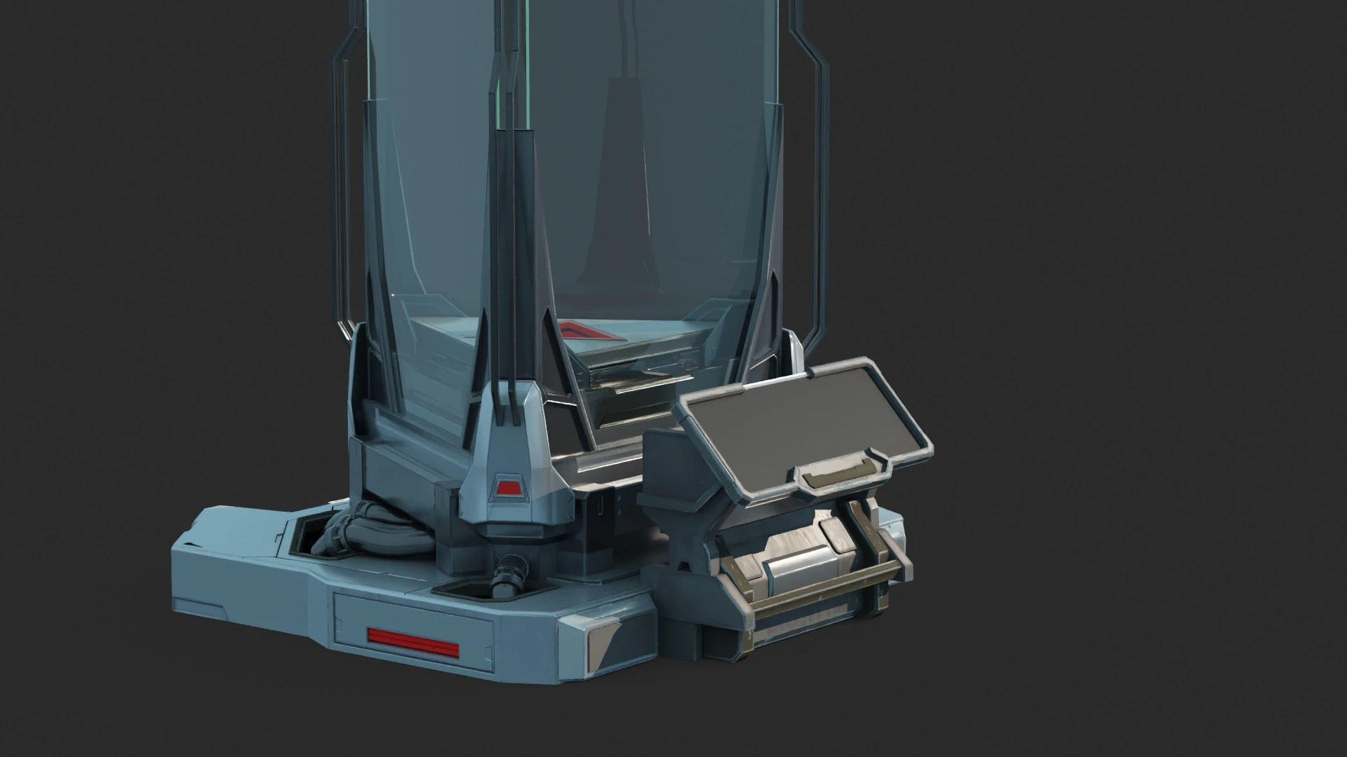 Future Science Fiction Incubator 3D Model .c4d .max .obj .3ds .fbx .stl .blend 