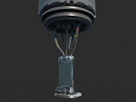 Futuro incubatore di fantascienza Modello 3D