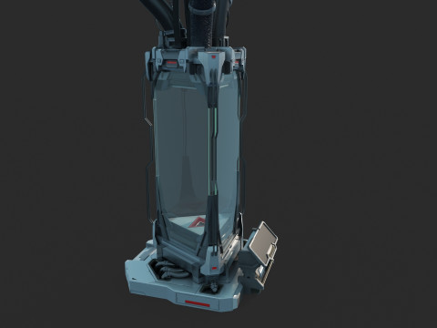 Futuro incubatore di fantascienza Modello 3D