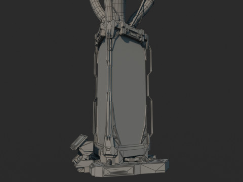 Futuro incubatore di fantascienza Modello 3D