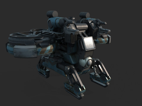 Futuros rob&ocirc;s de ve&iacute;culos a&eacute;reos n&atilde;o tripulados de fic&ccedil;&atilde;o cient&iacute;fica Modelo 3D