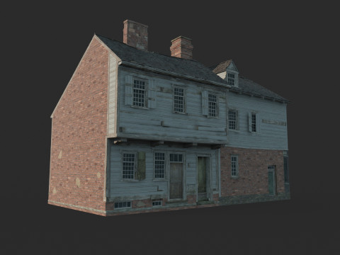 Zesp&oacute;ł architektoniczny z XVII wieku Model 3D