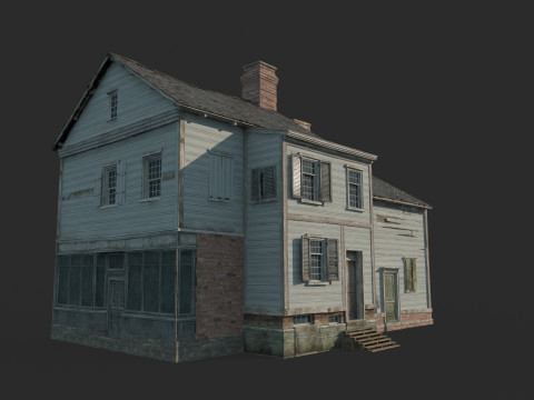 Zesp&oacute;ł architektoniczny z XVII wieku Model 3D