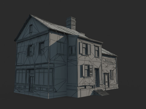 Zesp&oacute;ł architektoniczny z XVII wieku Model 3D