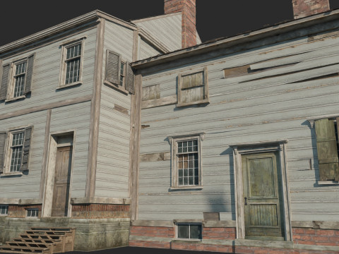 Zesp&oacute;ł architektoniczny z XVII wieku Model 3D