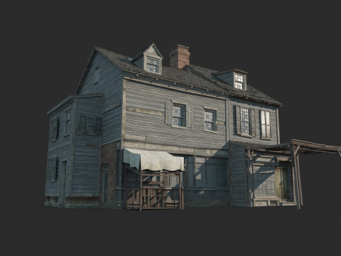 17th Century Town Inn 3D Модель