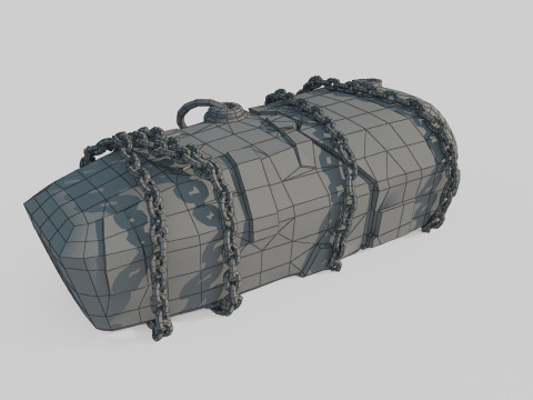 Futura bara in stile fantascientifico Modello 3D