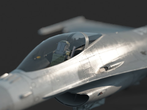 आधुनिक हथियार लड़ाकू लड़ाकू 3D मॉडल