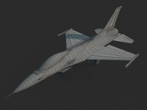 Moderner Waffenkampfk&auml;mpfer 3D Modell