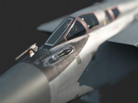 Aerei da caccia con armi moderne MiG-31 Modello 3D