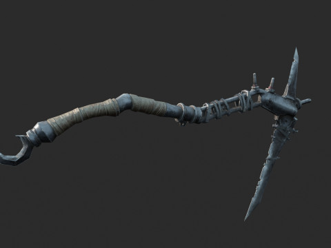Wasteland style cold weapon sickle 3D Model