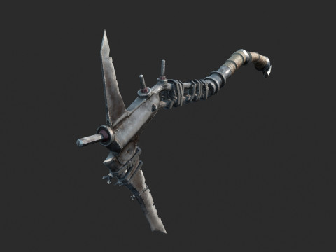 Wasteland style cold weapon sickle 3D Model