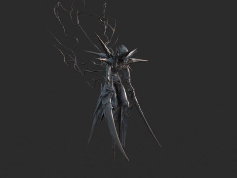 बंजर भूमि शैली राक्षस 3D मॉडल