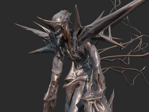 बंजर भूमि शैली राक्षस 3D मॉडल