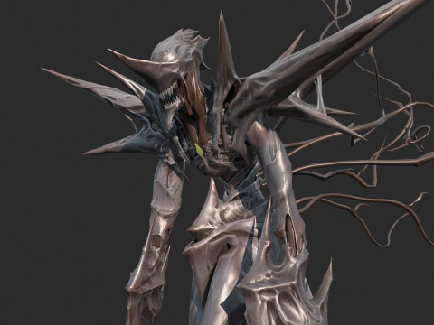 Wasteland style monster 3D Model