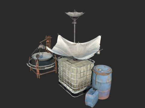 天启雨水净化收集器 3D 模型