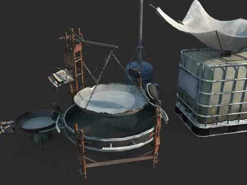 天启雨水净化收集器 3D 模型