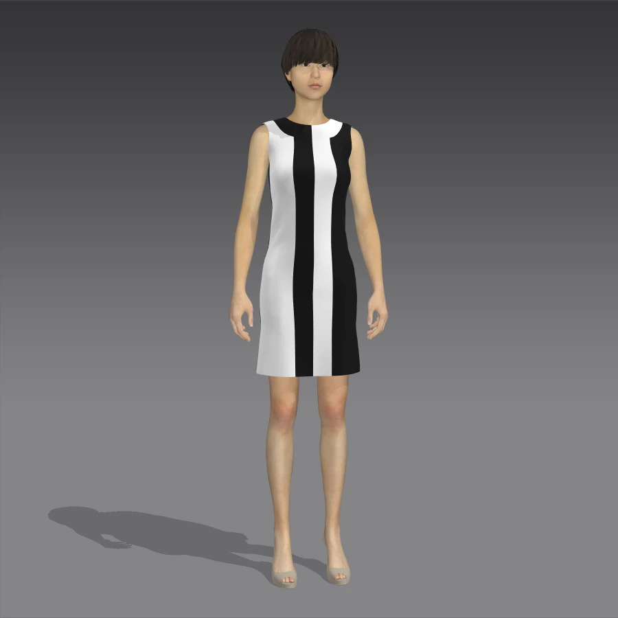 Clo3d Garment 3D Print Model .c4d .max .obj .3ds .fbx .stl .blend 