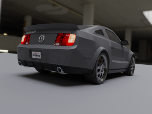 Shelby GT500 2007 Modèle 3D