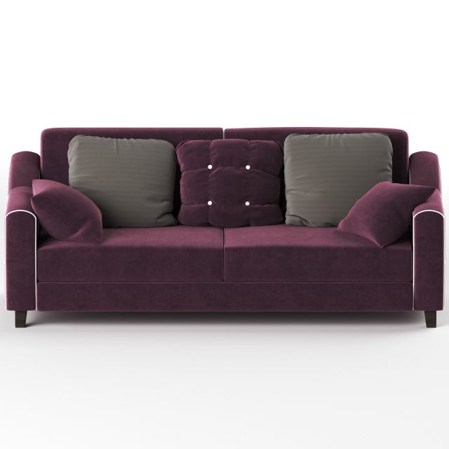 Sofa francis 3D 模型 .c4d .max .obj .3ds .fbx .stl .blend 