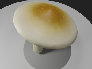 Psilocybe Cubensis Mushroom Modèle 3D