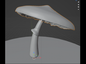 Psilocybe Cubensis Mushroom Modèle 3D