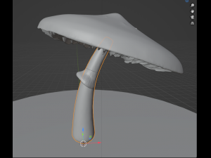 Psilocybe Cubensis Mushroom Modèle 3D