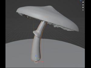 Psilocybe Cubensis Mushroom Modèle 3D
