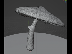 Psilocybe Cubensis Mushroom Modèle 3D