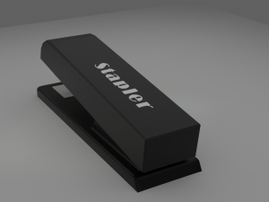 Office stapler low poly 3D 모델