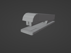 Office stapler low poly 3D 모델