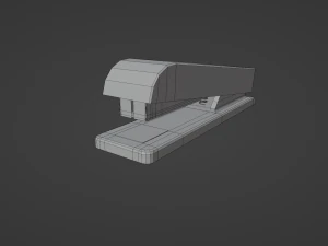 Office stapler low poly 3D Model