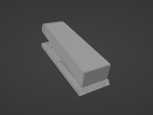 Office stapler low poly 3D 모델