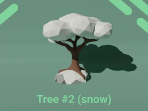Low Poly Trees pack Blender 3D Model