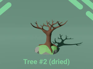 Low Poly Trees pack Blender 3D Model