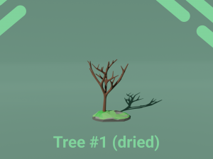 Low Poly Trees pack Blender 3D Model