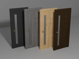 Porte moderne Modello 3D