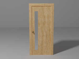 Modern doors 3D 模型