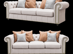 Sofa Chester 2 3D 模型